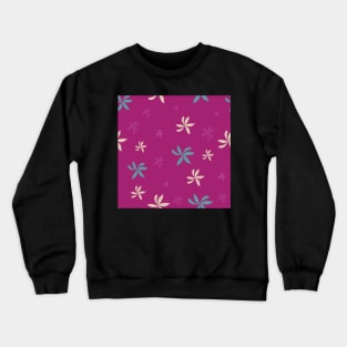 Swirling Flowers Crewneck Sweatshirt